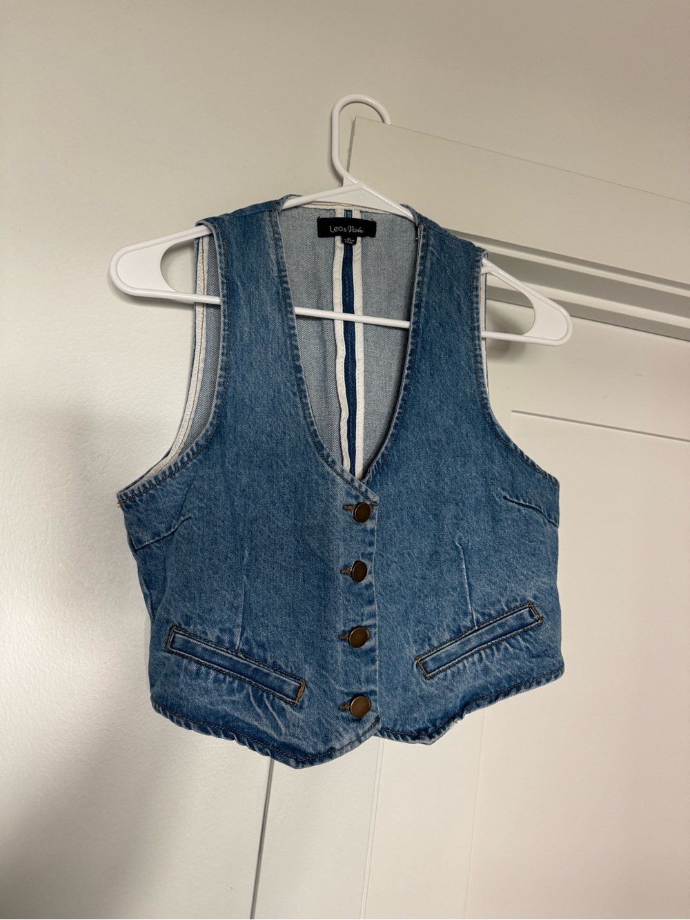 Denim vest
